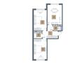 2-бөлмелі пәтер · 62.3 м² · 2/6 қабат, Естай 159, бағасы: ~ 31.2 млн ₸ в 