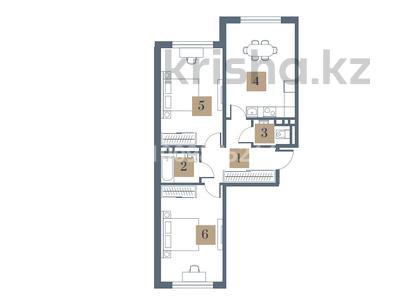 2-комнатная квартира · 62.3 м² · 2/6 этаж, Естай 159 за ~ 31.2 млн 〒 в 