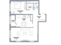 2-бөлмелі пәтер · 49.5 м², Каныша Сатпаева 90/55Б, бағасы: ~ 44.6 млн ₸ в Алматы, Бостандыкский р-н — фото 3
