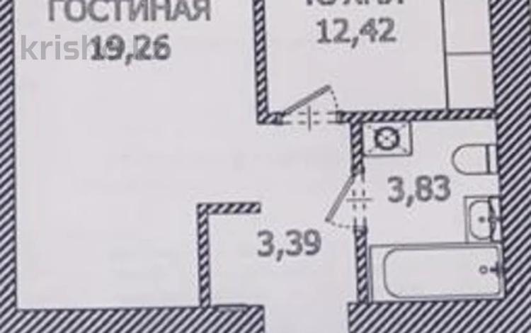 1-бөлмелі пәтер · 43.3 м² · 8/12 қабат, Чингиз Айтматов 65, бағасы: 18.5 млн ₸ в Астане, Нура р-н — фото 2