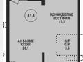 2-бөлмелі пәтер · 47.4 м² · 2/15 қабат, Райымбека 210, бағасы: 43 млн ₸ в Алматы, Алмалинский р-н — фото 11