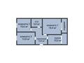 3-комнатная квартира · 68.8 м² · 2/5 этаж, Абая 160 за 34 млн ₸ в Костанае — фото 2