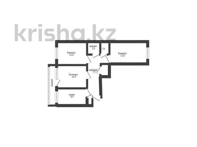 3-комнатная квартира, 68.5 м², 7/9 этаж, Тауелсиздик за 27.9 млн 〒 в Костанае