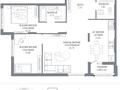 3-комнатная квартира · 75.87 м² · 8/9 этаж, Пересечение ул. Калдаякова и ул. Жургенова за ~ 42.2 млн ₸ в Астане — фото 2