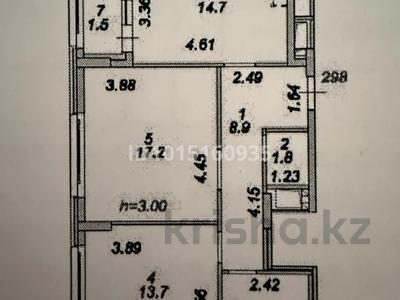 2-комнатная квартира · 62.4 м² · 12/16 этаж, Туран 39/2 — Хан Шатыр за 51.5 млн ₸ в Астане, Нура р-н