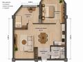 2-бөлмелі пәтер · 62 м² · 1/5 қабат, Абылай хана 2/5 — Абылай хана, бағасы: 21.5 млн ₸ в Каскелене — фото 3