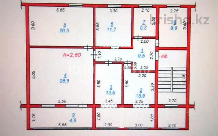 5-бөлмелі пәтер · 130 м² · 5/5 қабат, 3-шағынаудан 4"В" — Баян-Сулу, бағасы: 35.9 млн ₸ в Шымкенте, Туран р-н — фото 2
