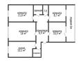 4-комнатная квартира · 79.3 м² · 5/5 этаж, Баймагамбетова 168 за 26.5 млн ₸ в Костанае — фото 2