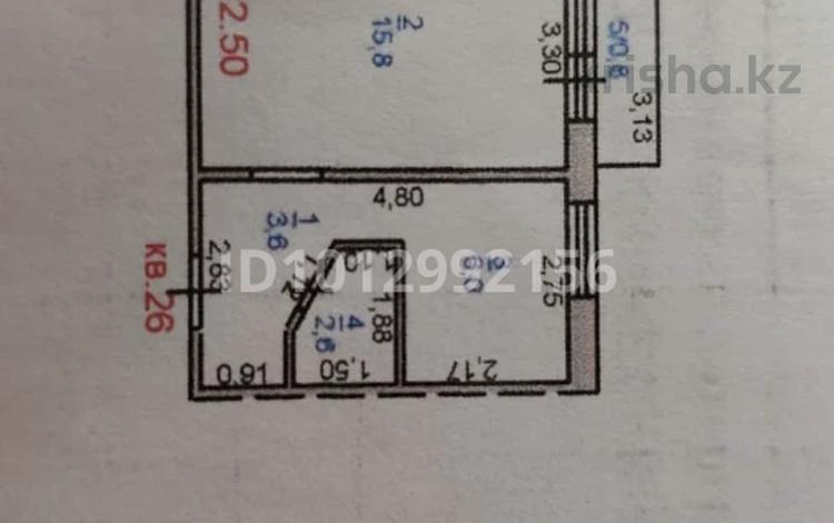 1-комнатная квартира · 28.8 м² · 4/5 этаж, Эергетиков 97а за 7.5 млн ₸ в Экибастузе — фото 2