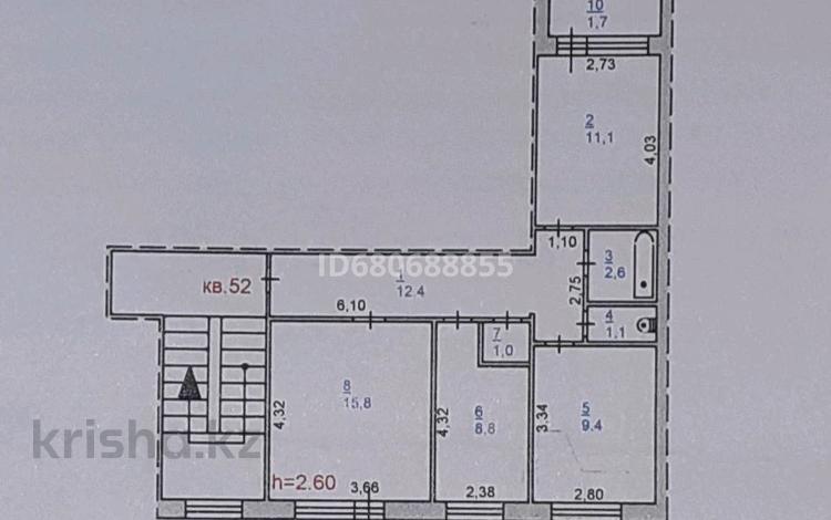 3-комнатная квартира, 65 м², 6/6 этаж, Беркимбаева 112 — Сатпаева за 15.5 млн 〒 в Экибастузе — фото 2