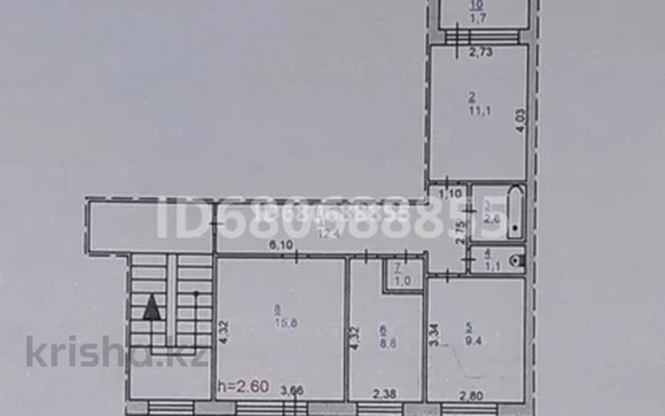 3-комнатная квартира · 65 м² · 6/6 этаж, Беркимбаева 112 — Сатпаева за 18 млн ₸ в Экибастузе — фото 11