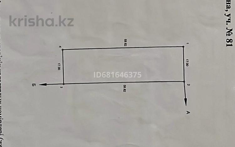 Жер телімі · 10 сотық, Аблайхана 81, бағасы: 3.2 млн ₸ в Акколе — фото 2