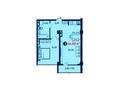 2-бөлмелі пәтер · 44.8 м² · 3/15 қабат, мкр Шымсити, бағасы: 17 млн ₸ в Шымкенте, Абайский р-н — фото 12