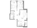 3-бөлмелі пәтер · 73.58 м², Толе би 43, бағасы: ~ 41.6 млн ₸ в Астане, Нура р-н — фото 3