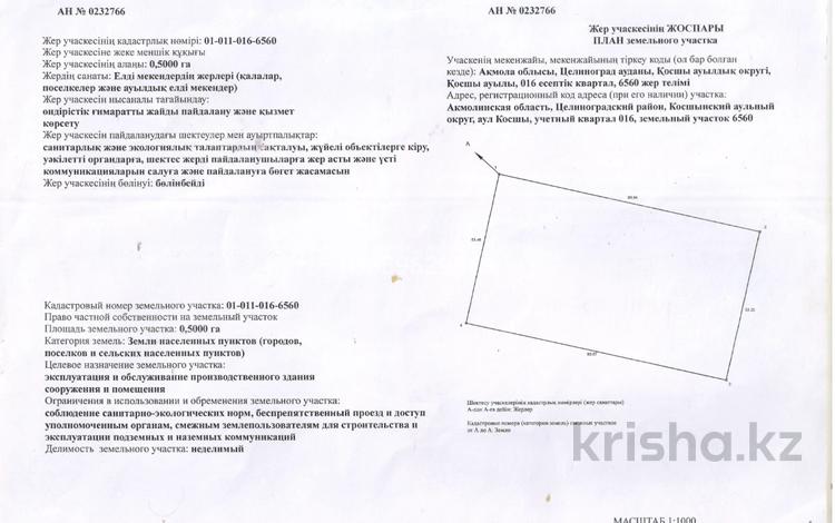 Участок · 50 соток, За ЖК Лесная полян — Между Котельной и ЖК Лесная поляна за 50 млн ₸ в Косшы — фото 10
