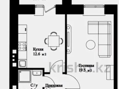 1-комнатная квартира · 40.25 м² · 6/12 этаж, Бейбарыс Султан 25/5 за ~ 14.5 млн 〒 в Астане, Сарыарка р-н