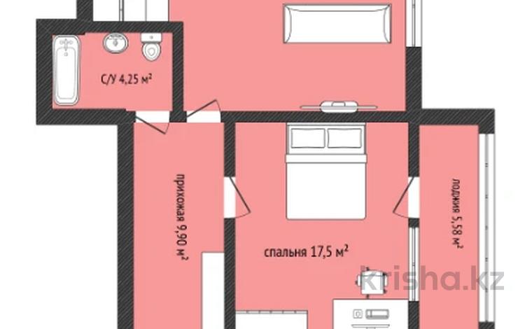 2-бөлмелі пәтер · 64.3 м² · 3/6 қабат, карбышева, бағасы: ~ 23.8 млн 〒 в Костанае — фото 2