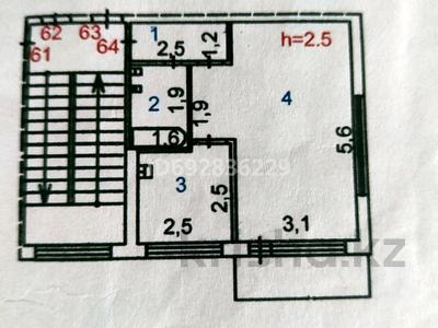 1-комнатная квартира, 32 м², 1/5 этаж, Менгелек ел 7 за 7 млн 〒 в Сатпаев