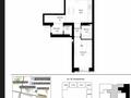 1-бөлмелі пәтер · 61.98 м² · 1/9 қабат, Шамши Калдаяков 14, бағасы: 37.1 млн ₸ в Астане, Сарайшык р-н — фото 2