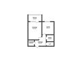 1-комнатная квартира · 40 м² · 8/9 этаж, аэропорт 45/1 за 18.4 млн ₸ в Костанае — фото 2