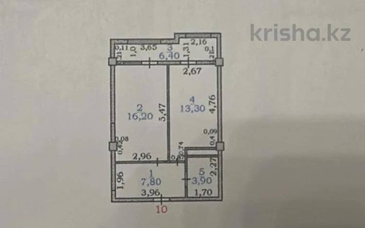 1-бөлмелі пәтер · 50 м² · 3/9 қабат, мкр Шымсити, Байдибек би, бағасы: 21.5 млн ₸ в Шымкенте, Абайский р-н — фото 2