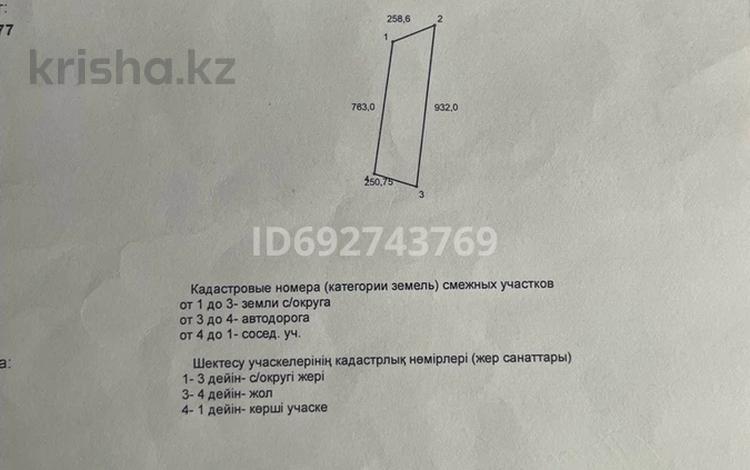 Участок 20 га, Талгайран за 110 млн 〒 — фото 2