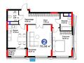 2-бөлмелі пәтер · 70.38 м², Хусейн бен Талал 37, бағасы: ~ 73.4 млн 〒 в Астане, Есильский р-н — фото 3