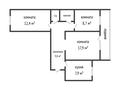 3-комнатная квартира · 62 м² · 7/9 этаж, проспект Аль-Фараби за 36 млн ₸ в Костанае — фото 20