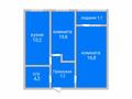 2-бөлмелі пәтер · 50.14 м² · 2/6 қабат, ул. Юбилейная, бағасы: 25.5 млн ₸ в Костанае — фото 2