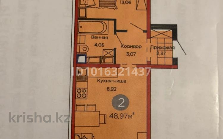 2-комнатная квартира · 49 м² · 10/12 этаж, Туран 55к — Орынбор за 35 млн ₸ в Астане, Нура р-н — фото 2