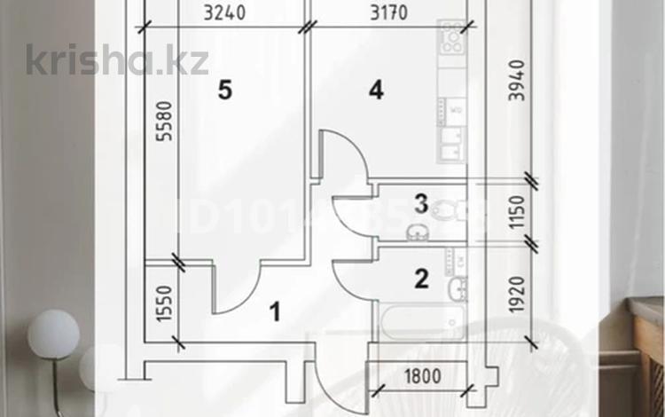 1-комнатная квартира · 50 м² · 5/5 этаж, мкр. Алтын орда 100Б — ул.Ораз Татеулы за 19 млн ₸ в Актобе — фото 2