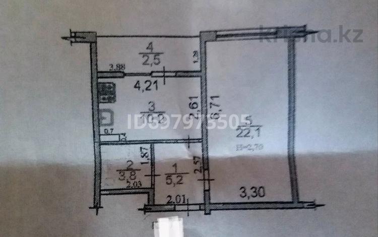 1-комнатная квартира, 44 м², 9/9 этаж, мкр Зердели (Алгабас-6) — Момышулы - Мөңке би қиылысы за 20 млн 〒 в Алматы, Алатауский р-н — фото 2