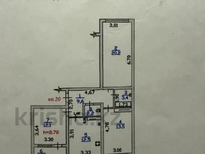 3-бөлмелі пәтер · 75 м² · 5/5 қабат, Саялы ш/а., бағасы: 34 млн ₸ в Алматы, Алатауский р-н