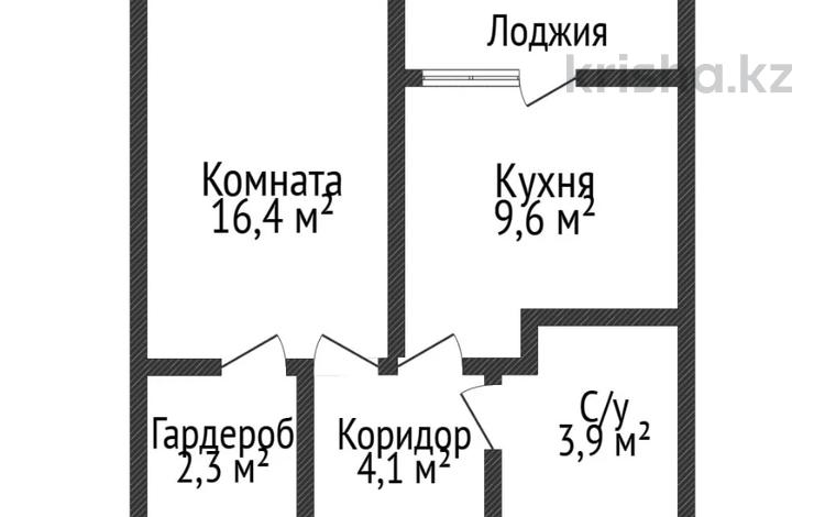 1-бөлмелі пәтер · 39.2 м² · 10/10 қабат, ул. Гашека, бағасы: 21.5 млн ₸ в Костанае — фото 2