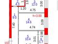 2-комнатная квартира · 54 м² · 5/6 этаж, ​067-й учетный квартал 456/6 — Рядом школа номер 24 за 20.5 млн ₸ в Караганде, Алихана Бокейханова р-н
