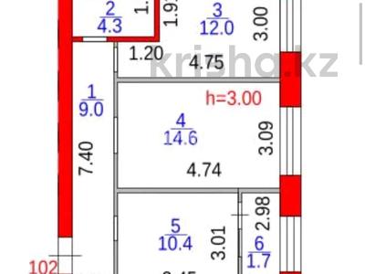 2-комнатная квартира · 54 м² · 5/6 этаж, ​067-й учетный квартал 456/6 — Рядом школа номер 24 за 20.5 млн ₸ в Караганде, Алихана Бокейханова р-н