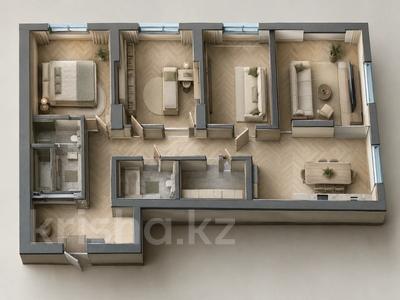 3-комнатная квартира · 92 м² · 18/22 этаж, Туран 39а — Видовая в 2 стороны! за 65.5 млн ₸ в Астане, Нура р-н