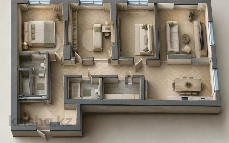 3-комнатная квартира · 92 м² · 18/22 этаж, Туран 39а — Видовая в 2 стороны! за 65.5 млн ₸ в Астане, Нура р-н — фото 2