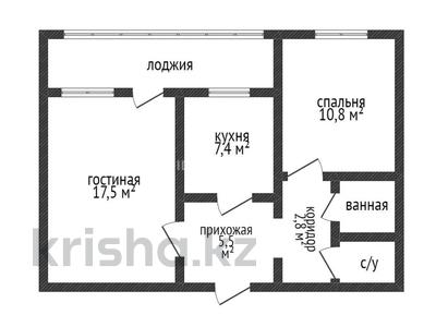 2-бөлмелі пәтер, 51.3 м², 9/9 қабат, Сазда-1, Абилкаир хана 76 — Оспанова Абилкаир хана, бағасы: 13.9 млн 〒 в Актобе, Сазда-1