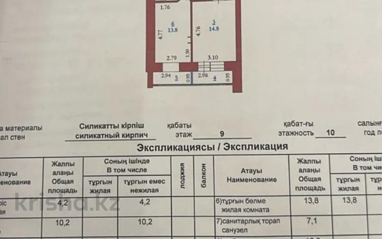 3-бөлмелі пәтер · 91 м² · 9/10 қабат, мкр 12, бағасы: 33 млн ₸ в Актобе — фото 2