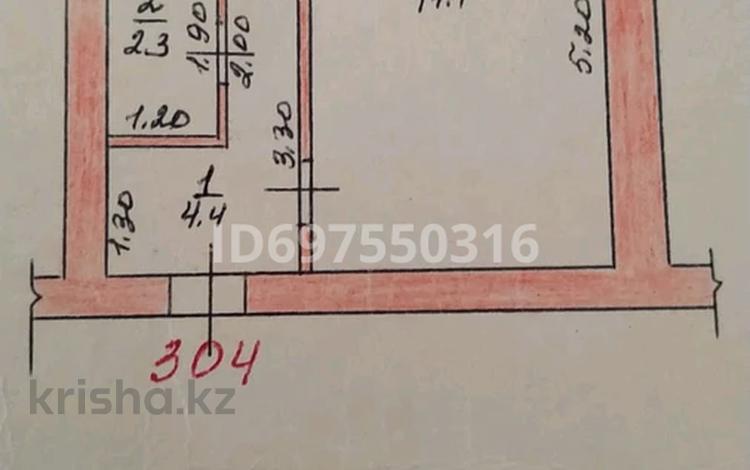 1-бөлмелі пәтер · 28.5 м² · 3/5 қабат, мкр Айгуль, Оренбургская 37/2 — Четвëртая поликлиника, бағасы: 6.8 млн ₸ в Уральске — фото 2