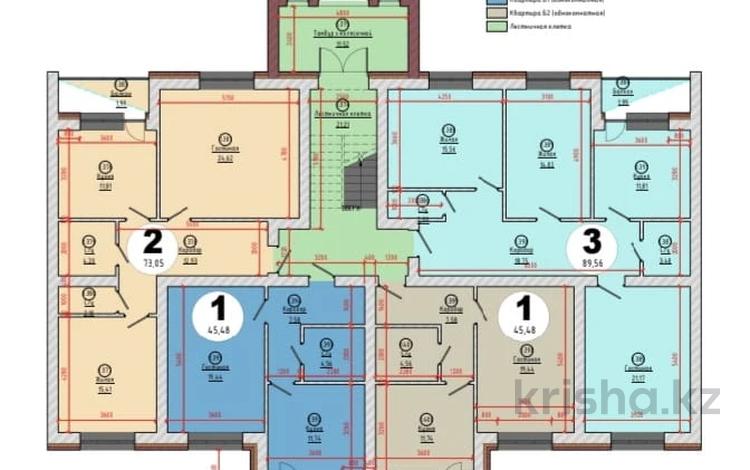 1-комнатная квартира · 45.47 м² · 2/5 этаж, мкр. Зачаганск пгт, Акжайык 2 за 9.2 млн ₸ в Уральске — фото 2