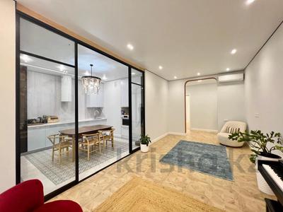 3-бөлмелі пәтер · 95 м² · 5/16 қабат, Каныша Сатпаева 133/1, бағасы: 91 млн ₸ в Алматы, Бостандыкский р-н