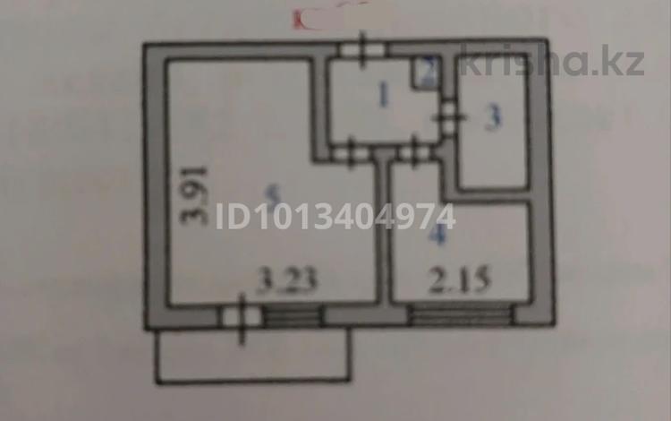 1-комнатная квартира · 21.6 м² · 3/5 этаж, Петрова 2/1 — район Орбита за 15 млн ₸ в Астане, Алматы р-н — фото 2