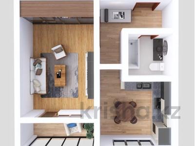 1-бөлмелі пәтер · 43.6 м² · 9 қабат, Шоссе Северное кольцо 92/10 — ОЖЕТ, бағасы: 19.5 млн ₸ в Алматы, Алатауский р-н