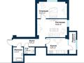 2-бөлмелі пәтер · 54.7 м², Мустафы Шокая 229/10, бағасы: ~ 22 млн ₸ в Шымкенте, Каратауский р-н — фото 3