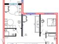 2-комнатная квартира · 85 м² · 16/17 этаж, Отырар 2/1 — По. Абая и республики за 44.5 млн ₸ в Астане, р-н Байконур — фото 4