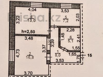 2-бөлмелі пәтер · 51 м² · 2/3 қабат, Строительная 34 — Перекресток улиц 40 лет Октября и Строительной, бағасы: 12 млн ₸ в Рудном