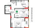 2-бөлмелі пәтер · 66.2 м², Нура р-н, бағасы: ~ 43 млн ₸ в Астане — фото 3