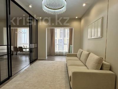 2-бөлмелі пәтер · 48.4 м² · 15/20 қабат, Гагарина, бағасы: 59 млн ₸ в Алматы, Бостандыкский р-н